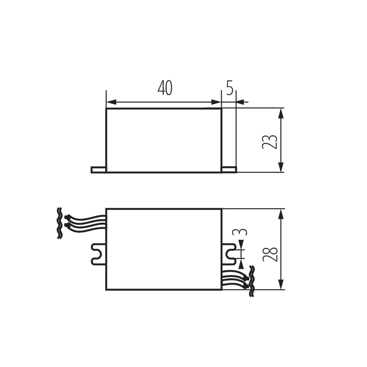 ADI 350 ledműködtető 1x3W