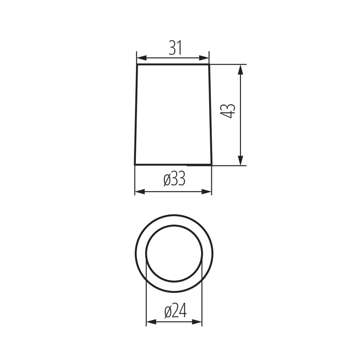 HLDR E14 foglalat