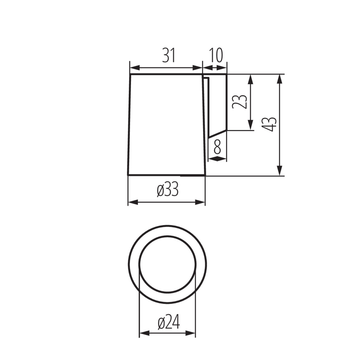 HLDR-E14F foglalat