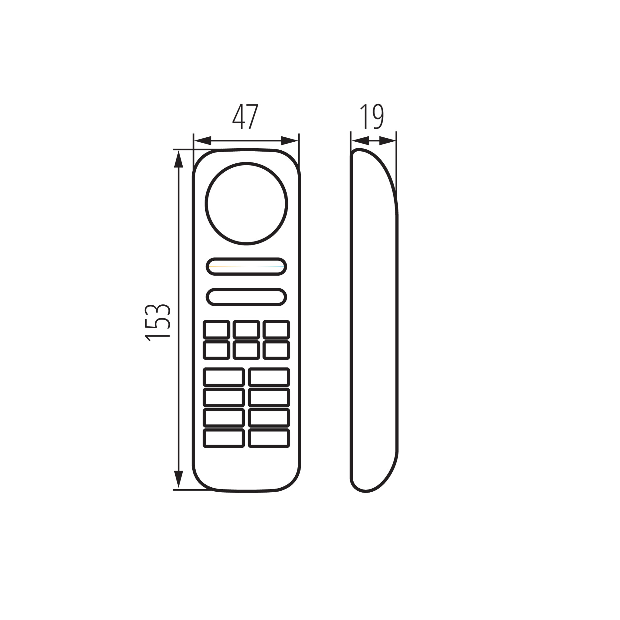 REMOTE 8 RGB/CCT-W vezérlő