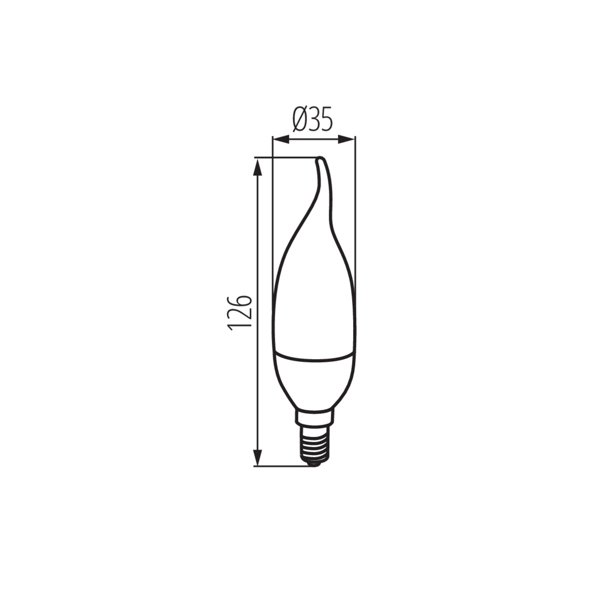 IDO 6,5W E14-NW fényforrás