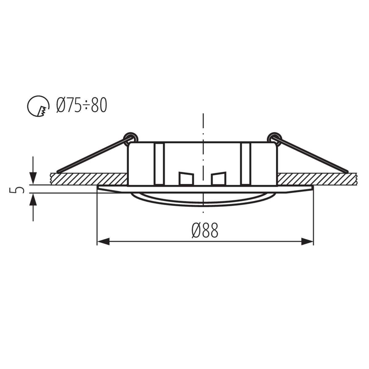 LUTO CTX-DT02B-W MR16 spot