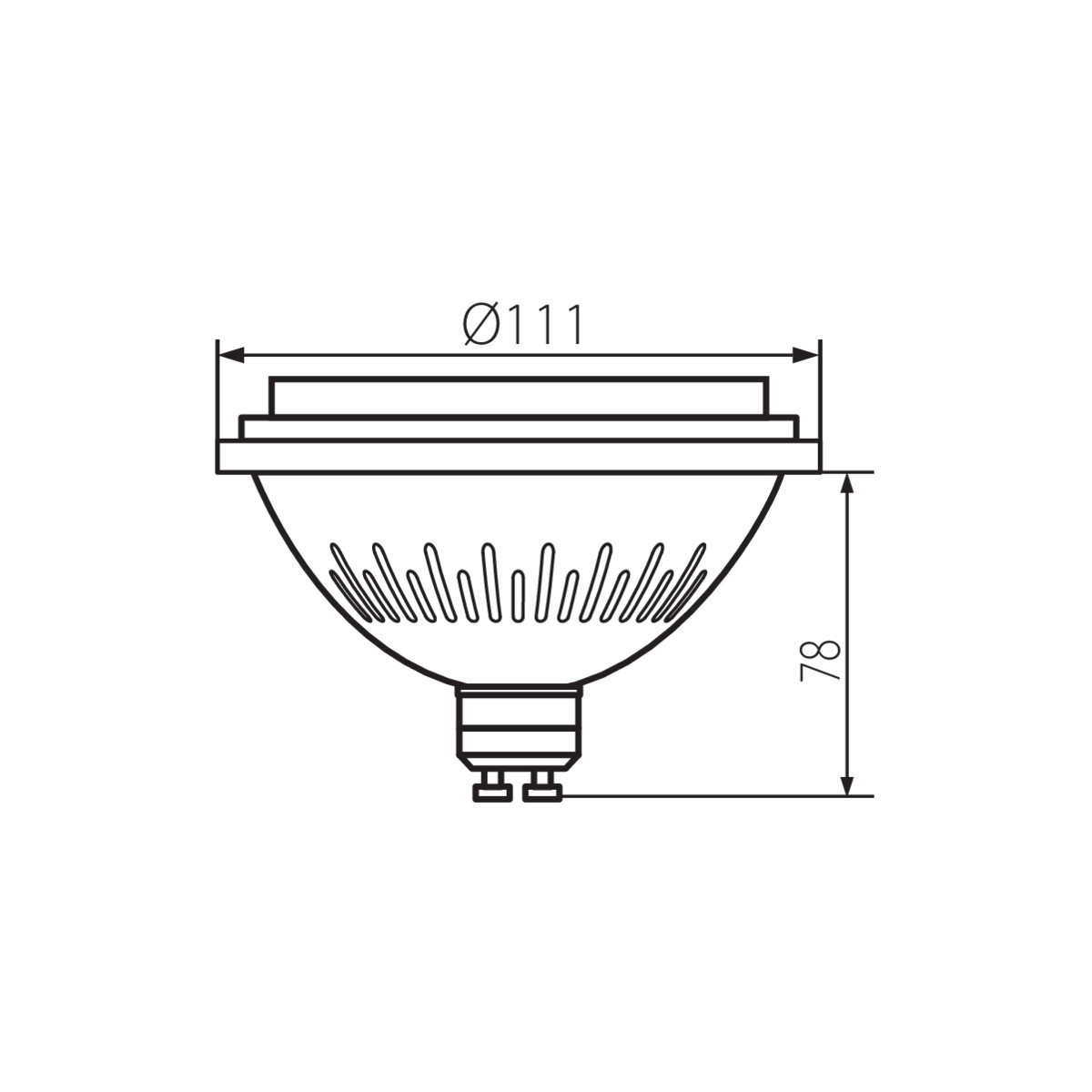 IQ-LED ES-111 12W-WW fényf.