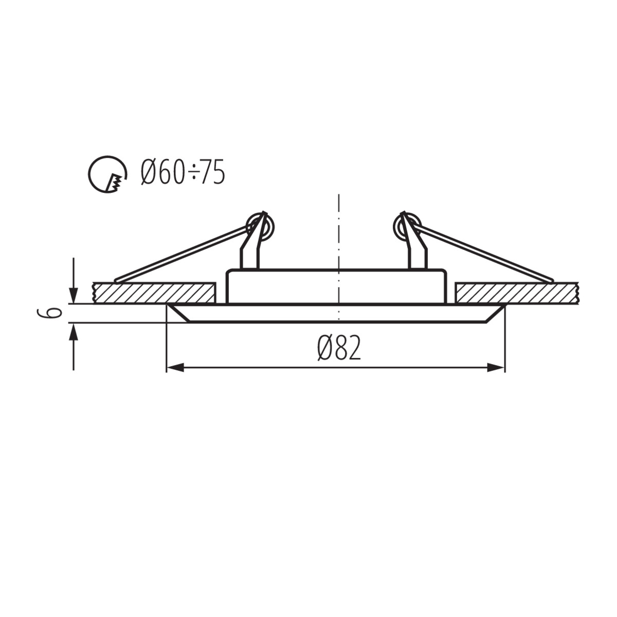 HORN CTC-3114-SN/G MR16 spot