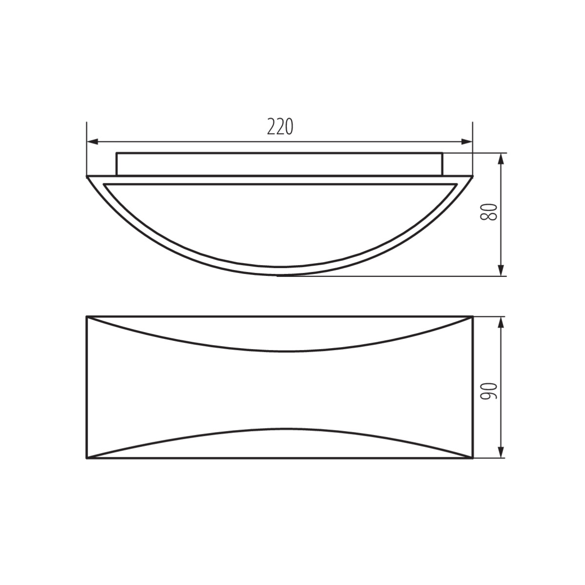 BISO LED EL 8W-W lámpa