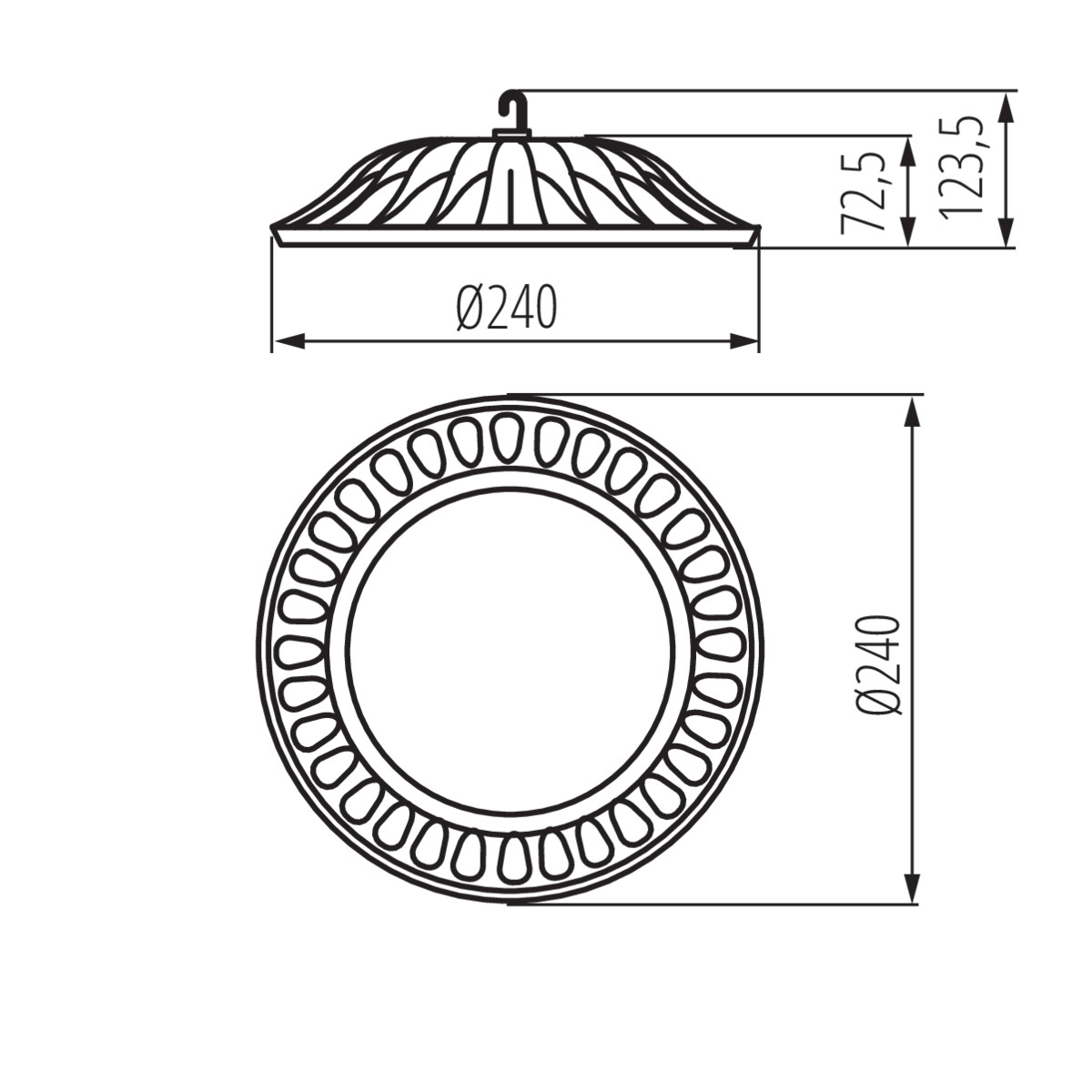 HIBO LED N 50W-NW lámpa