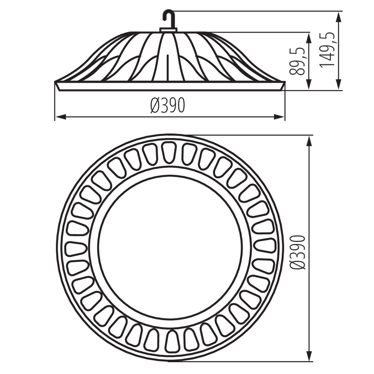 HIBO LED N 200W-NW lámpa