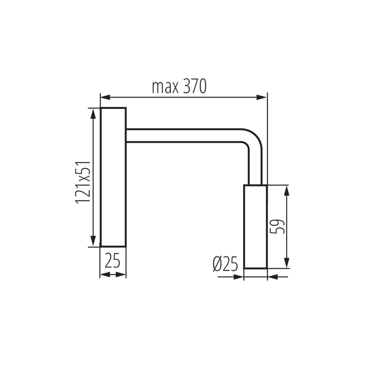 TONIL II LED B lámpa