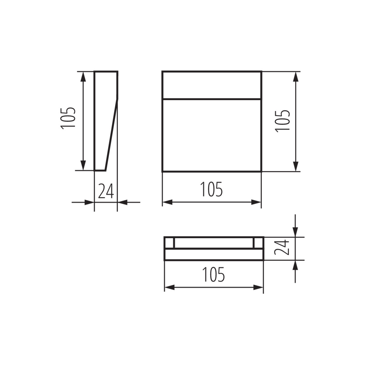 DULI LED 4W-NW-L-GR lámpa