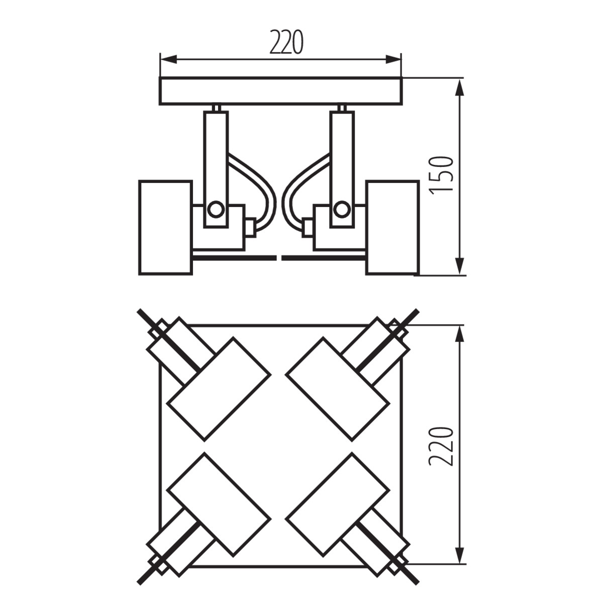 SONDA II EL-4O W lámpa