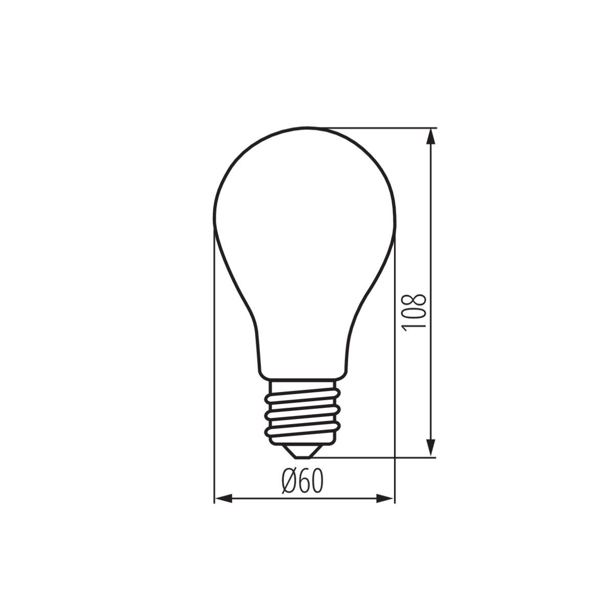 XLED EX A60 4W-WW fényforrás