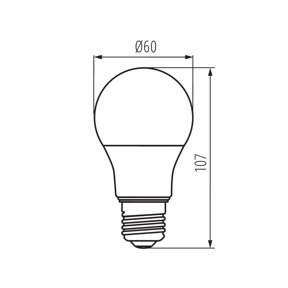 IQ-LED A60 3,4W-WW fényforrás