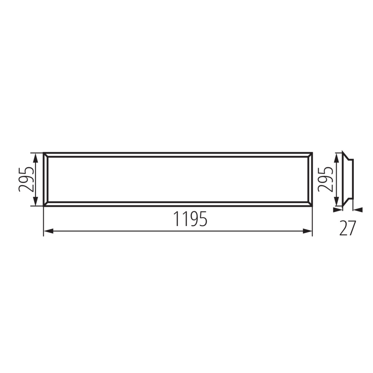 BLINGO U34W 4080 120NW lámpa