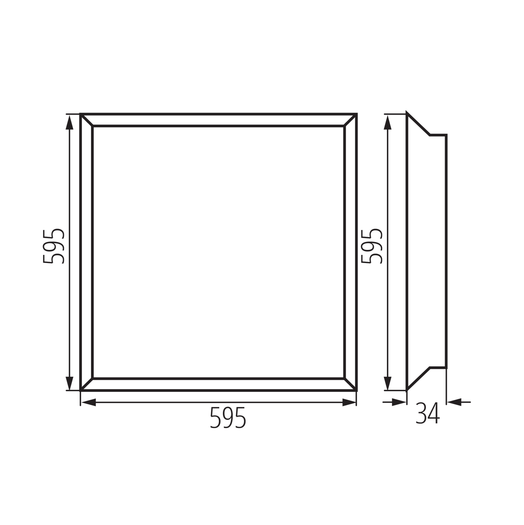 BLINGO IP65 40W 60NW lámpa