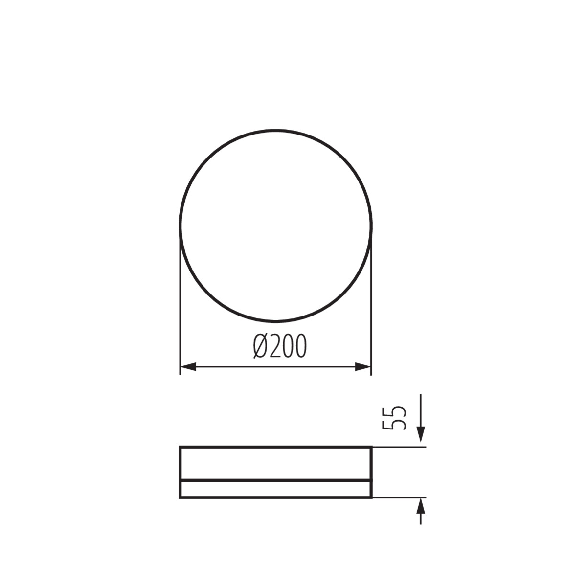 IPER LED 10W-NW-O lámpa