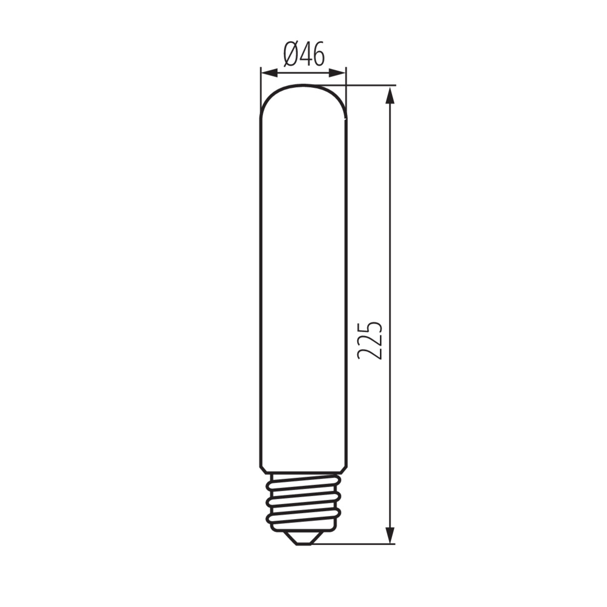 XLED HP D46E40 38W-NW fényf.