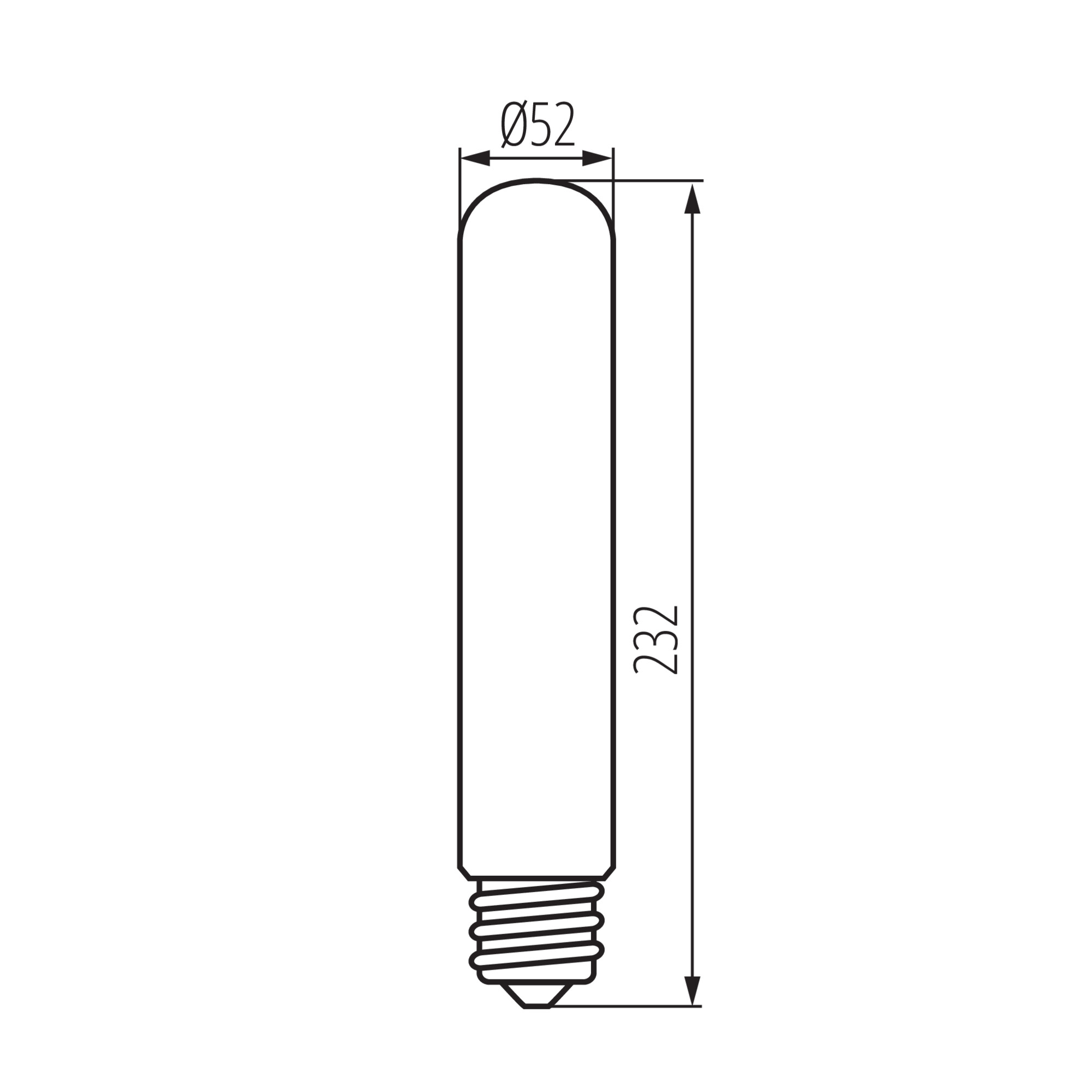 XLED HP EX E40 43W-NW fényf.