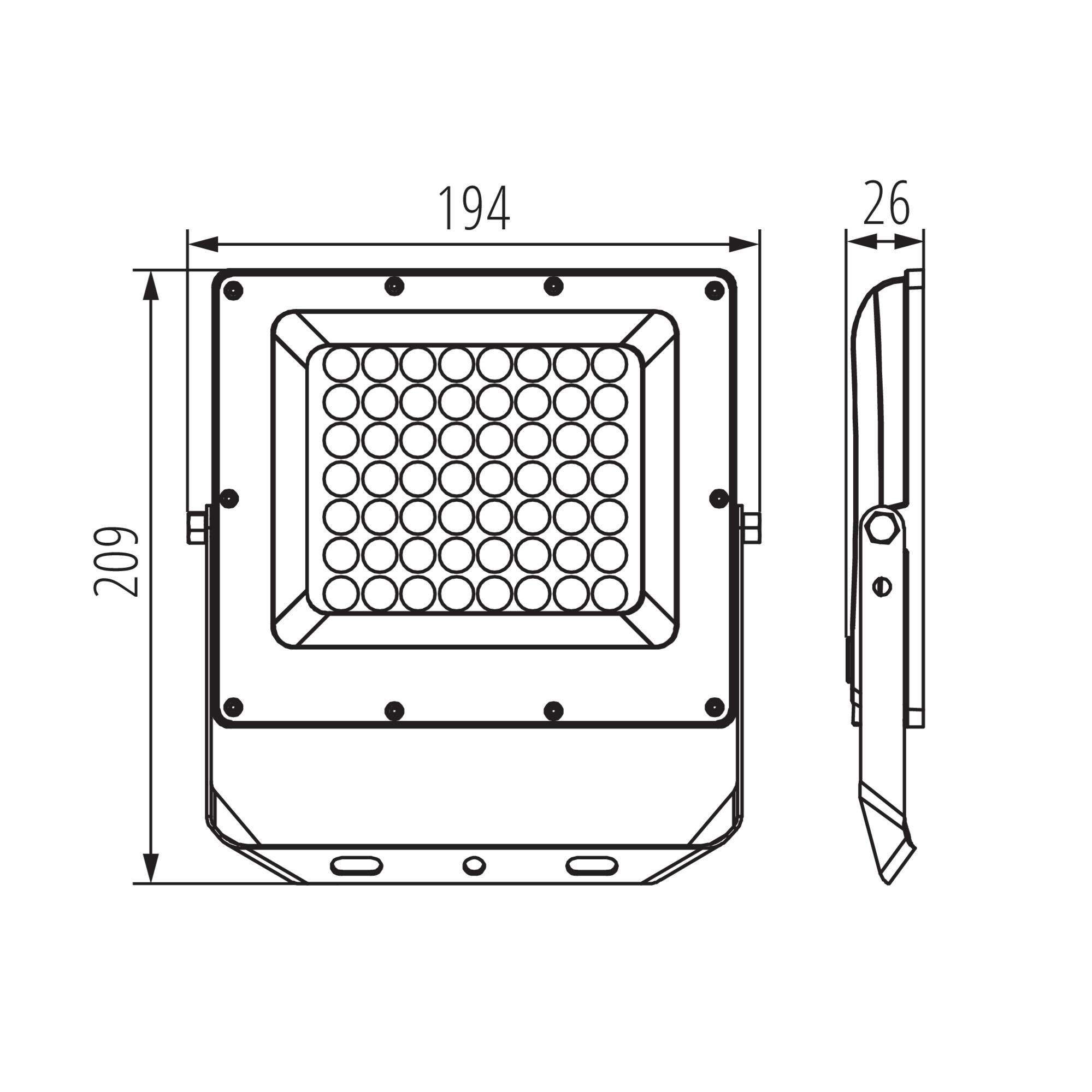 ACETE 50W CCT GR reflektor