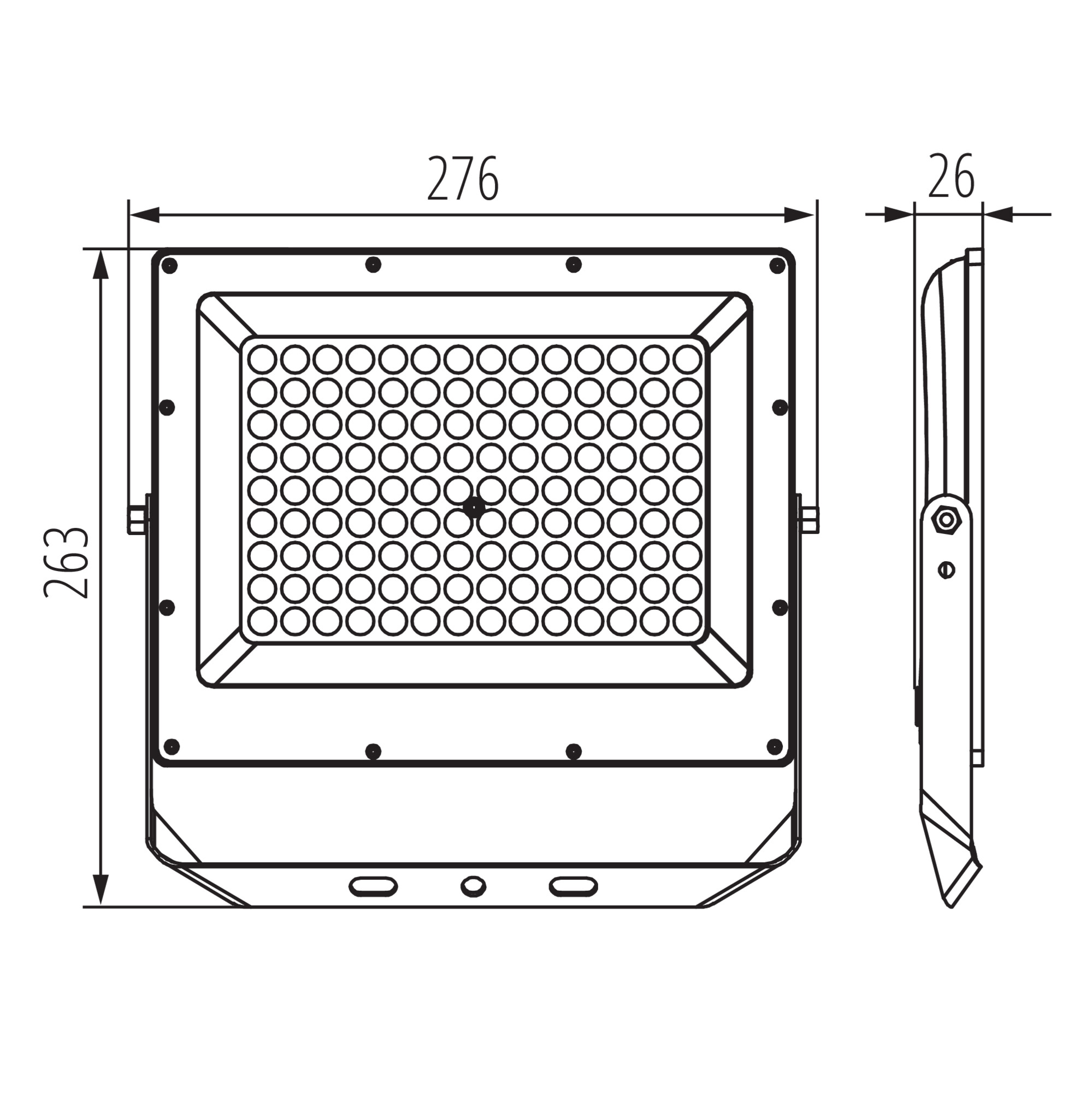 ACETE 100W CCT GR reflektor