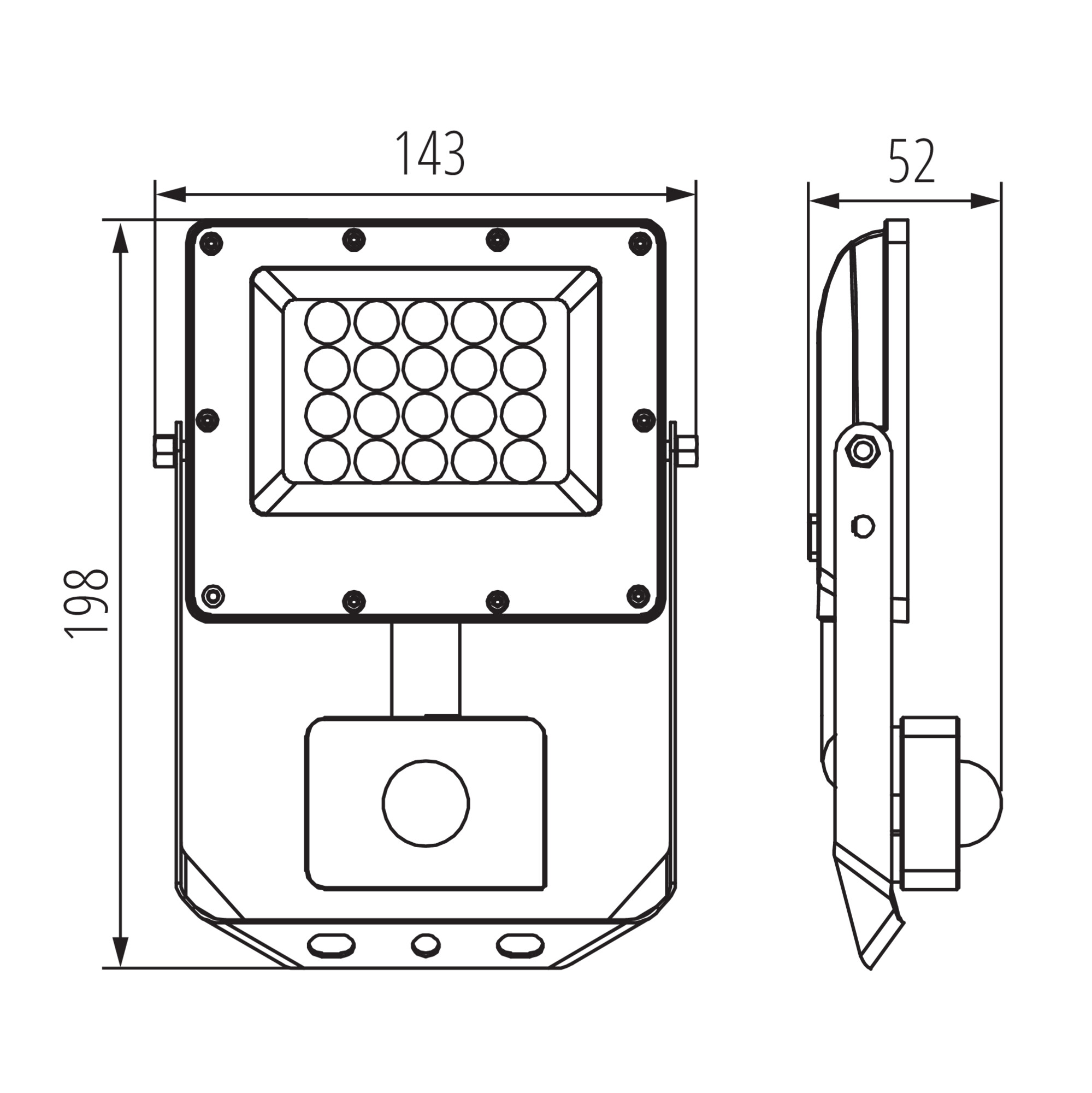 ACETE 20W CCT SE GR reflektor