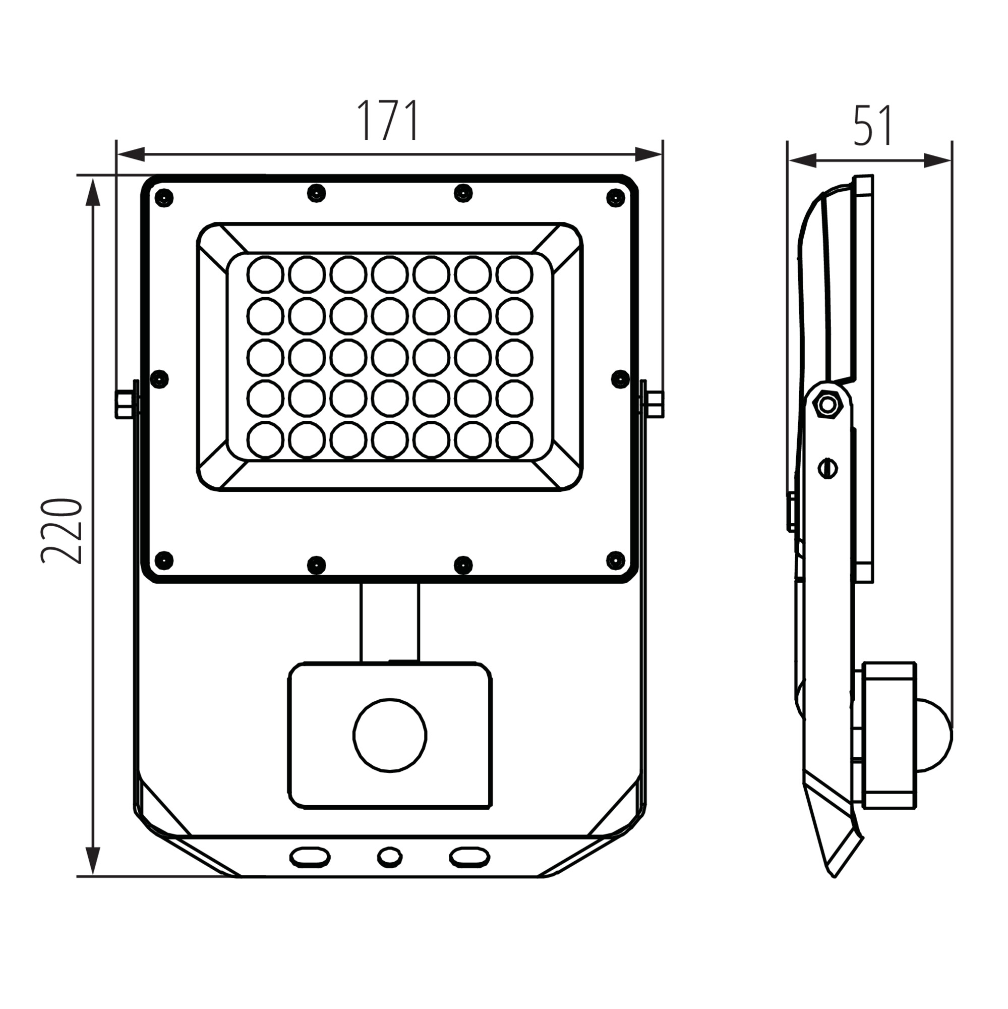 ACETE 30W CCT SE GR reflektor