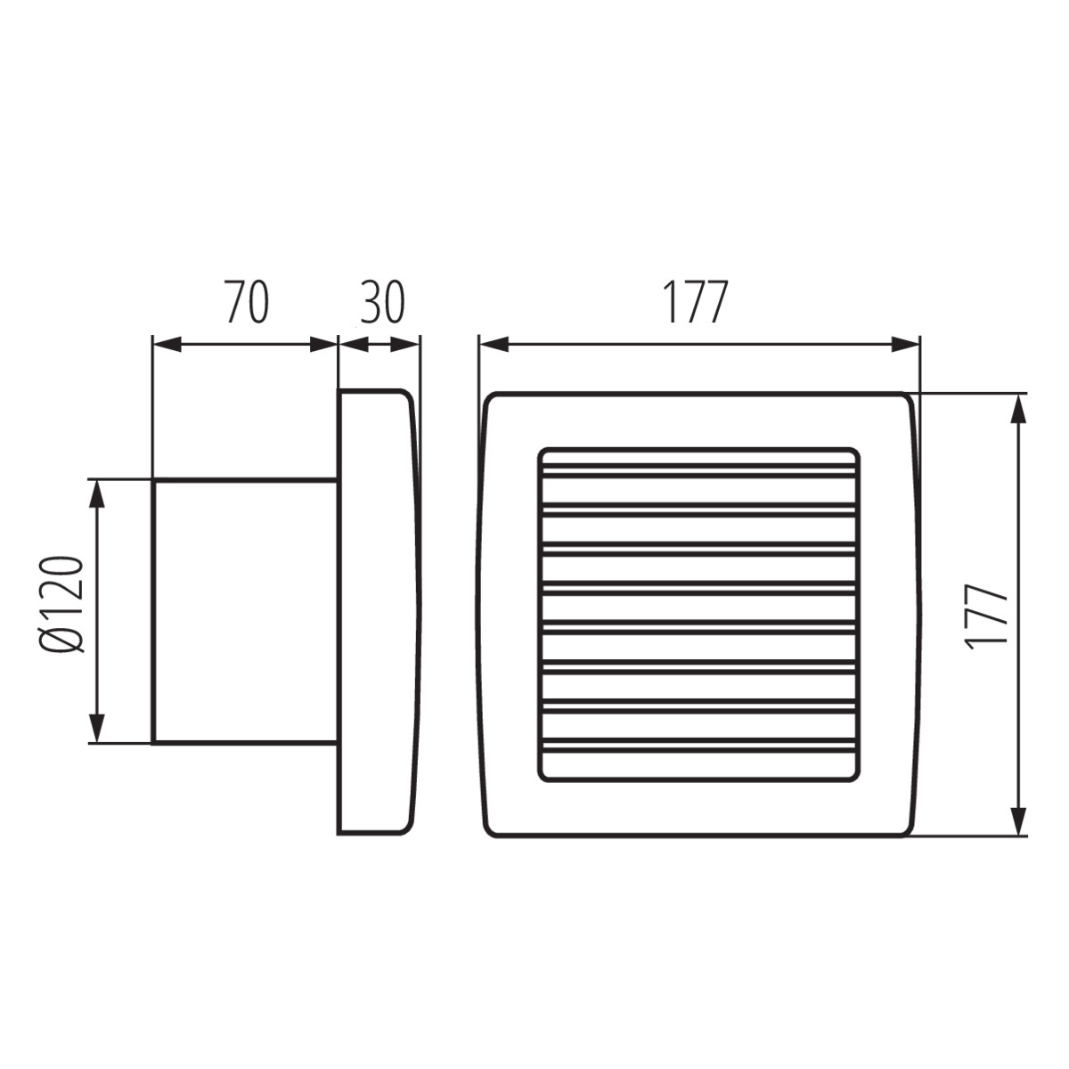 AOL 120B  zsalus ventilátor