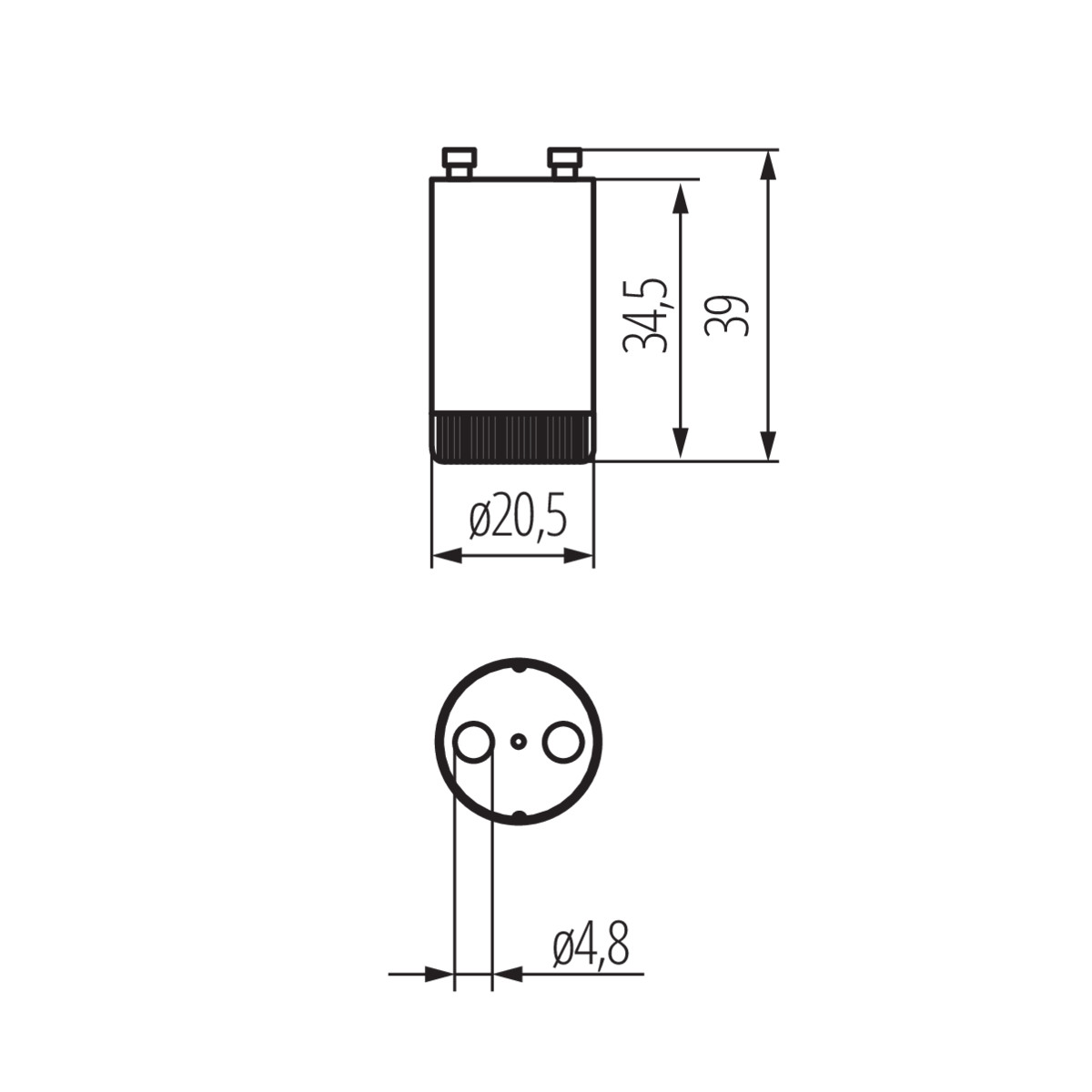 BS-1 4-22W fénycső gyújtó