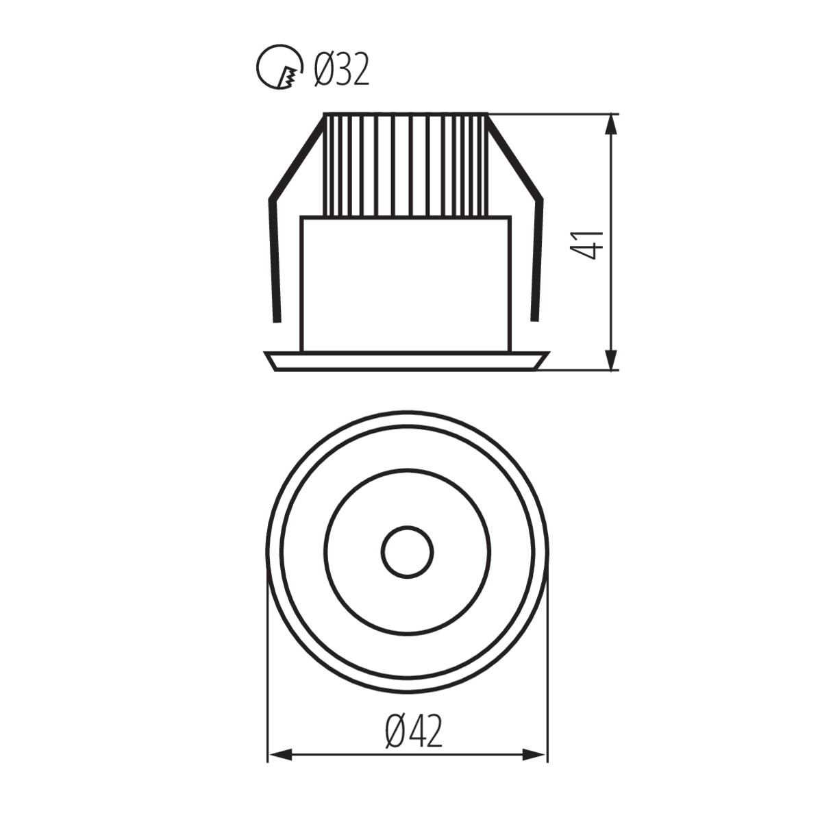 HAXA-DSO POWER LED-B lámpa