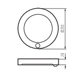 Miniatura schematu ERGA PIR 17W CCT-B