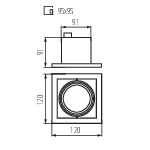 Miniatura schematu MERIL DLP-50-W