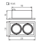 Miniatura schematu MERIL DLP-250-W