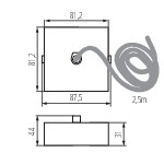 Miniatura schematu ALIN CORD SQ 1F-W