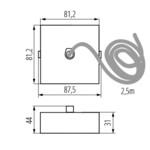 Miniatura schematu ALIN CORD SQ DA 1F-W