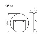 Miniatura schematu ERINUS LED O GR-NW