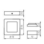 Miniatura schematu KANTI V2LED 12W-WW-B