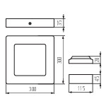 Miniatura schematu KANTI V2LED 24W-NW-W