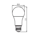 Miniatura schematu IQ-LED A60 9,6W-WW