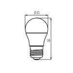 Miniatura schematu IQ-LED G45E27 7,2W-NW