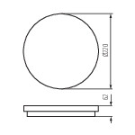 Miniatura schematu STIVI LED 10W-NW-O