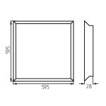 Miniatura schematu BLINGO U29-35W 60CCT