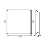 Miniatura schematu BLINGO IP65 40W 60NW