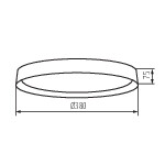 Miniatura schematu SOLN LED 17,5W NW W/G