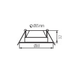 Miniatura schematu FIZU IP44 4,8W NW-W