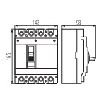 Miniatura schematu KMCCB-RT-160A-4P