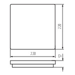 Miniatura schematu BENO 12-18W CCT-L-SEG